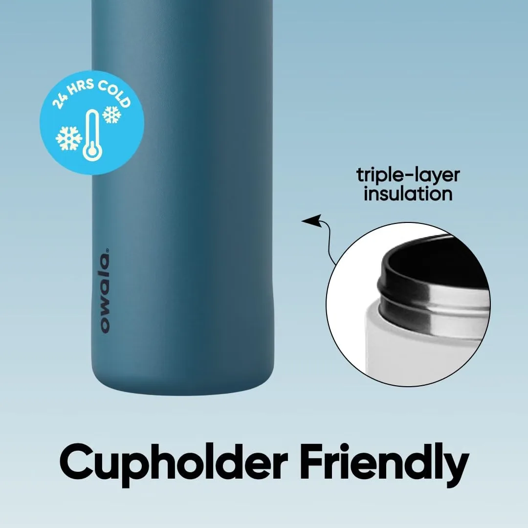 Owala FreeSip Insulated Stainless Steel Water Bottle, 24 oz